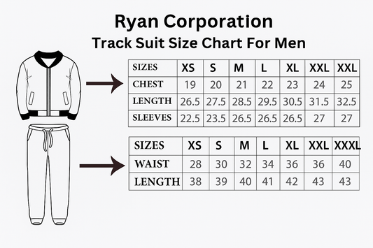 Men’s Long Sleeve Hooded Tracksuit 2-Piece Jogging Sweat Suit