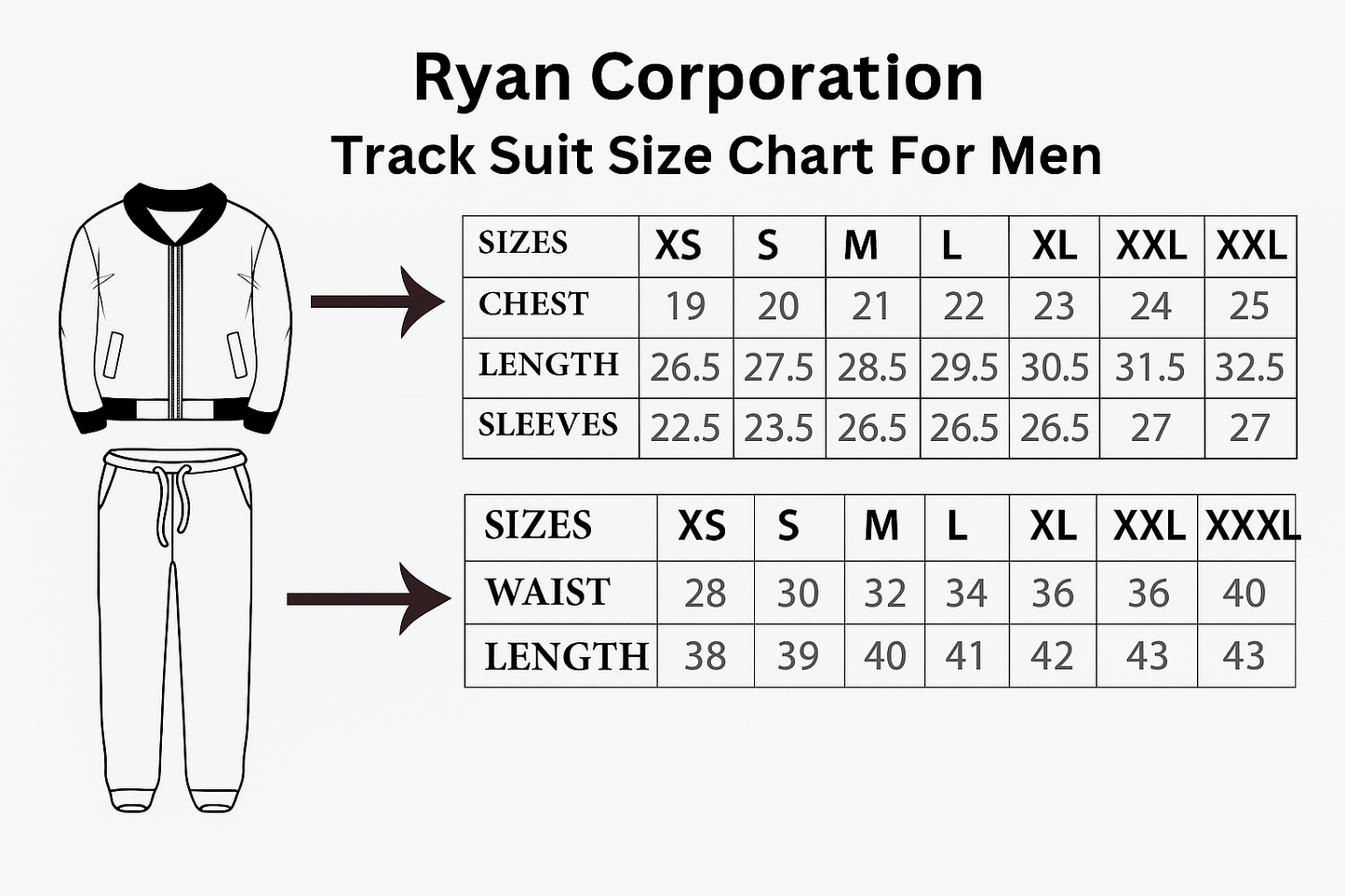 Men’s 2-Piece Cotton Tracksuit – Hoodie &amp; Sweatpants Set