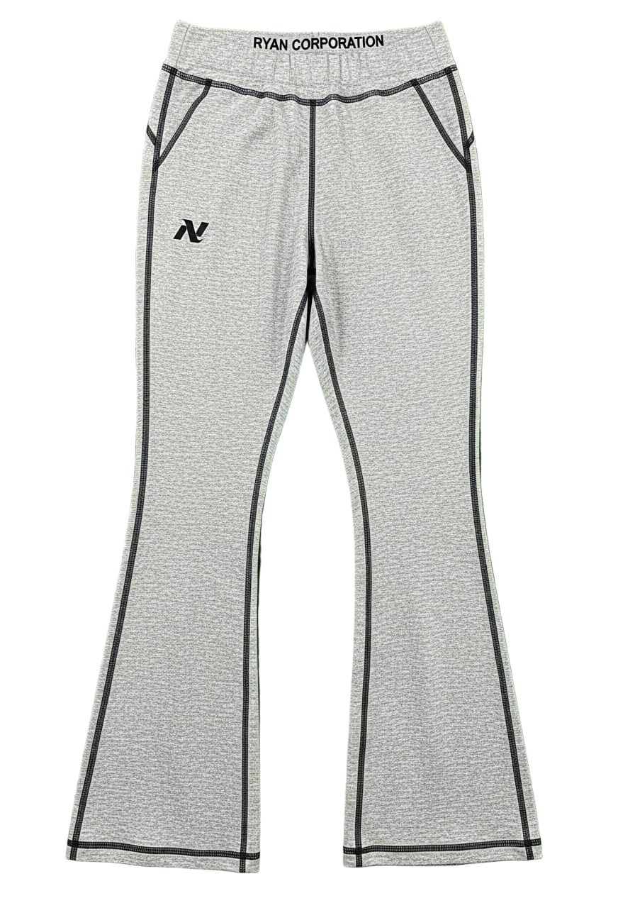 Women’s Gray Heathered Bootcut Athletic Legging
