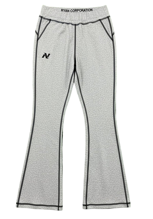 Women’s Gray Heathered Bootcut Athletic Legging